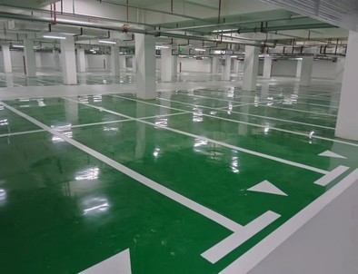 兰州兰州小区停车场标线